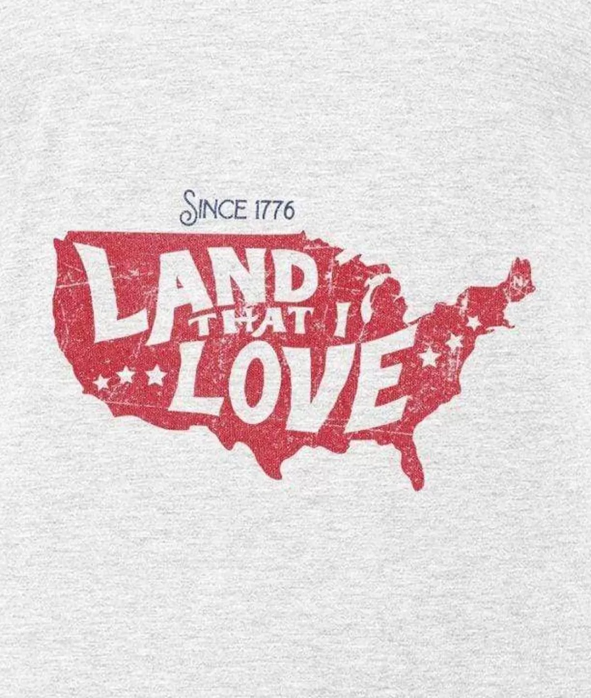 Men'S Ridiculously Soft Lightweight Long Sleeve Graphic Tee | Land That I Love | Nayked Apparel Fashion