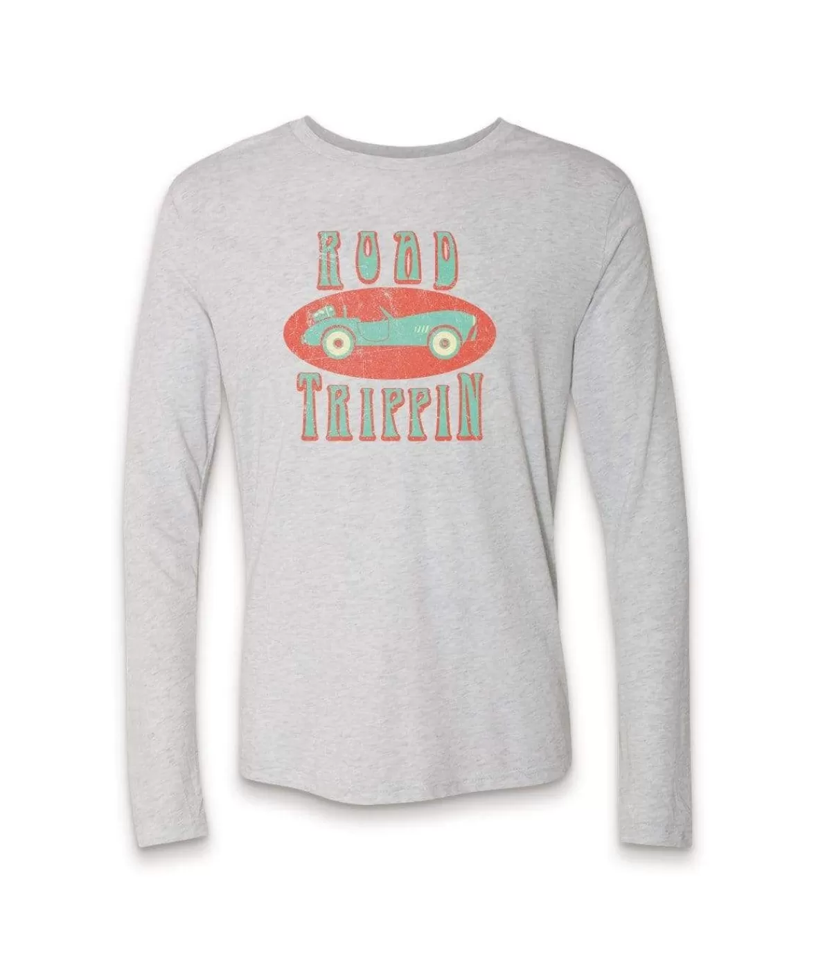 Men'S Ridiculously Soft Lightweight Long Sleeve Graphic Tee | Road Trippin | Nayked Apparel Flash Sale