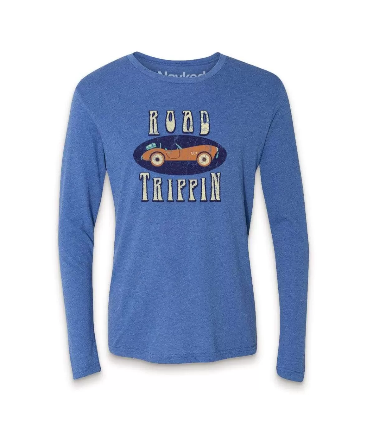 Men'S Ridiculously Soft Lightweight Long Sleeve Graphic Tee | Road Trippin | Nayked Apparel Flash Sale