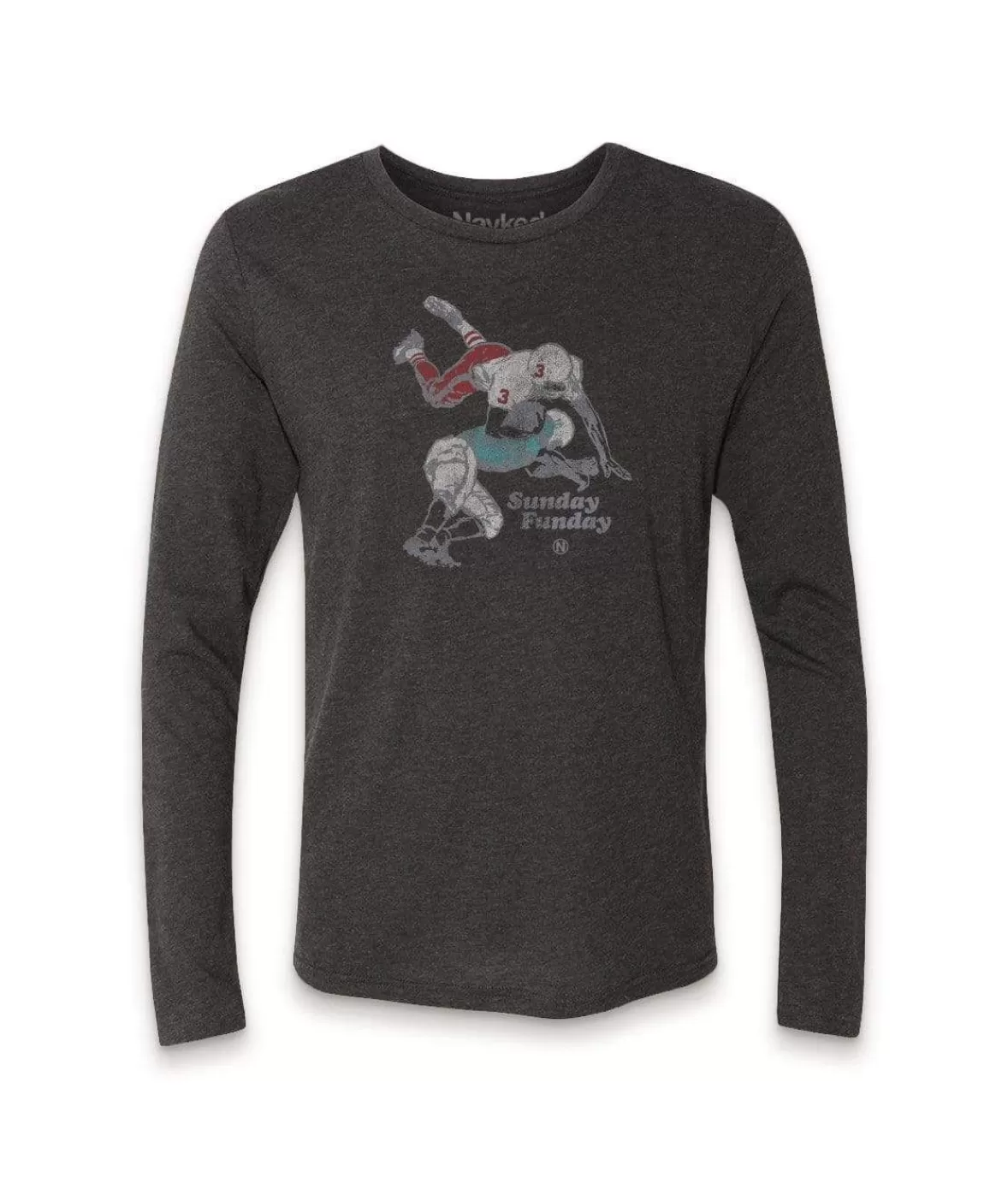 Men'S Ridiculously Soft Lightweight Long Sleeve Graphic Tee | Sunday Funday | Nayked Apparel Clearance
