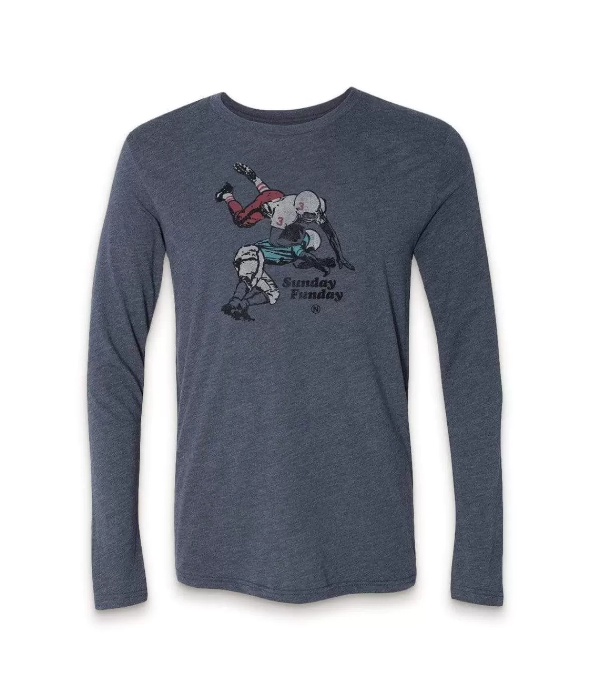 Men'S Ridiculously Soft Lightweight Long Sleeve Graphic Tee | Sunday Funday | Nayked Apparel Clearance