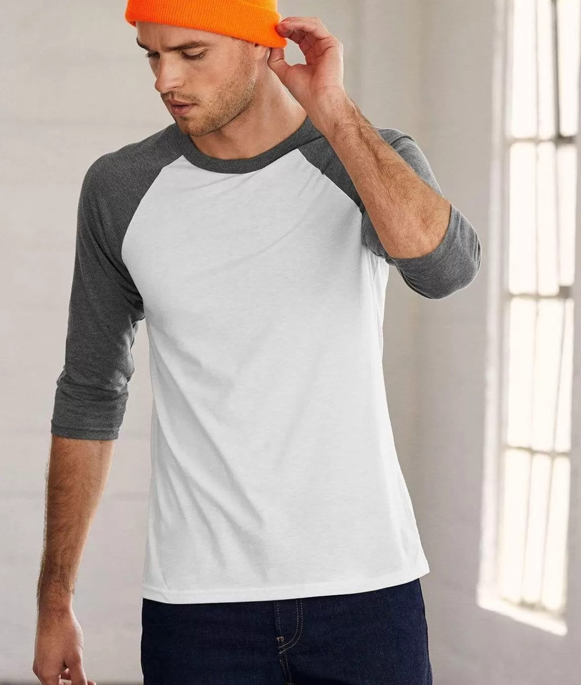 Men'S Ridiculously Soft Midweight Baseball Shirt | Nayked Apparel Clearance