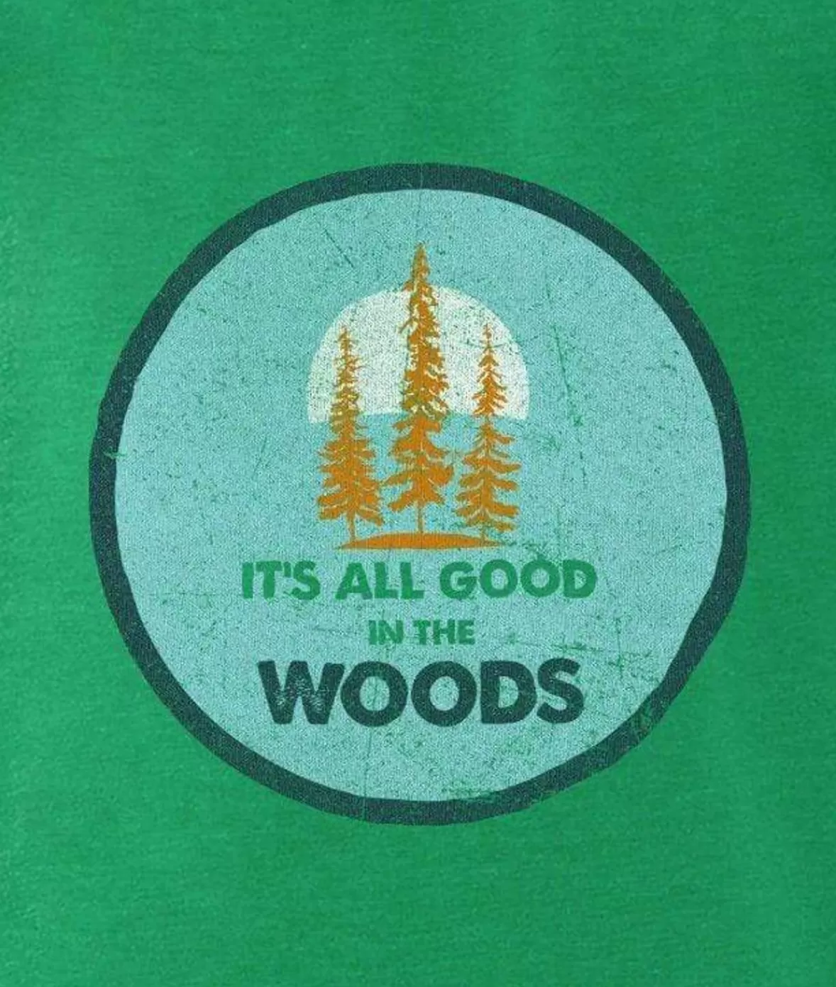 Men'S Ridiculously Soft Midweight Graphic Tee | All Good In The Woods | Nayked Apparel New