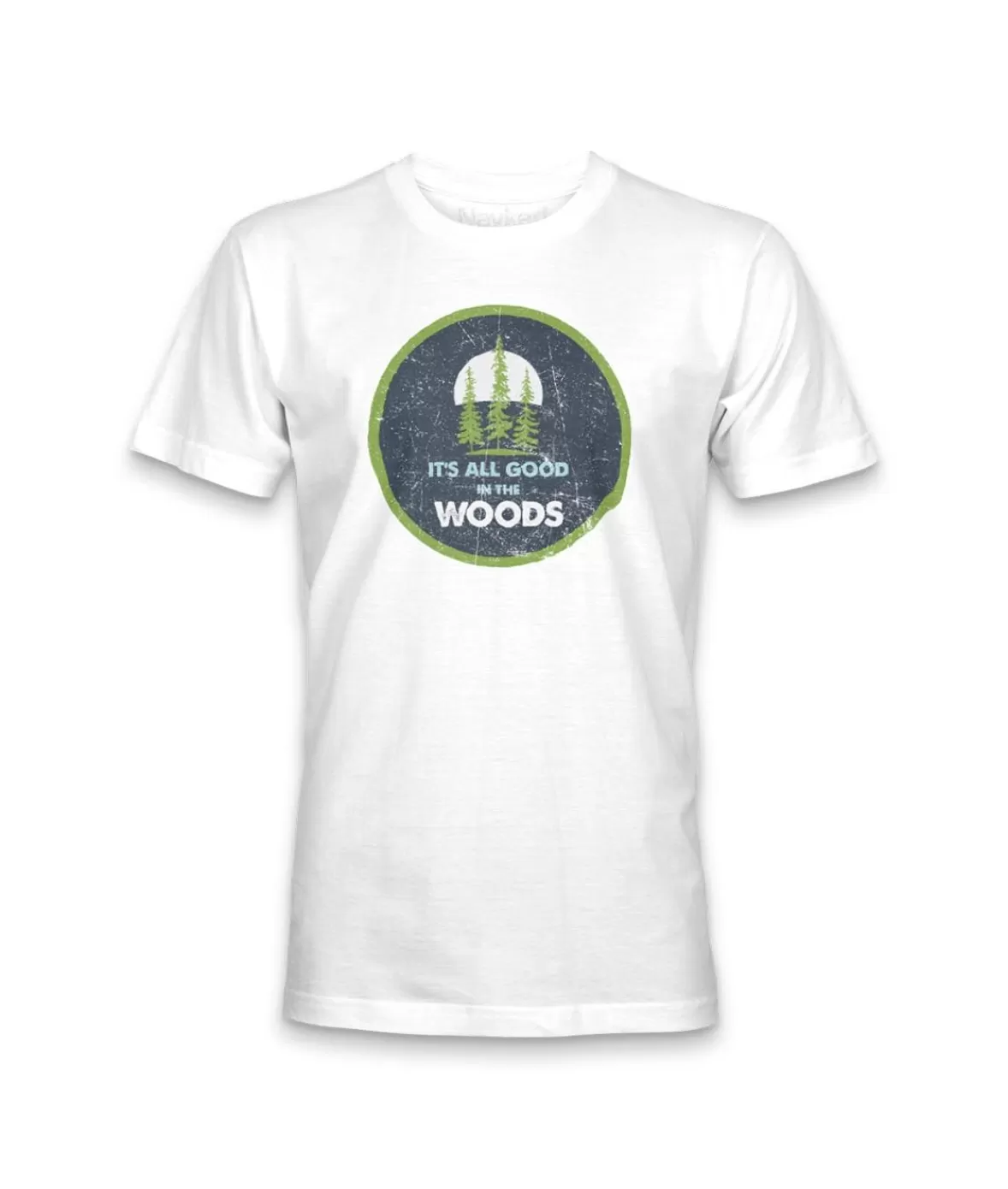 Men'S Ridiculously Soft Midweight Graphic Tee | All Good In The Woods | Nayked Apparel New