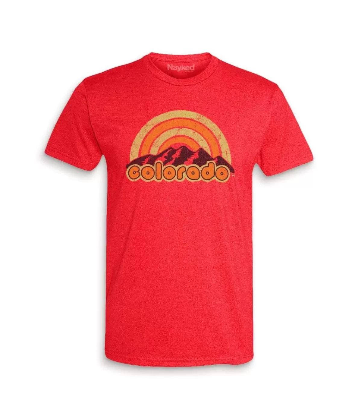 Men'S Ridiculously Soft Midweight Graphic Tee | Colorado | Nayked Apparel Best Sale