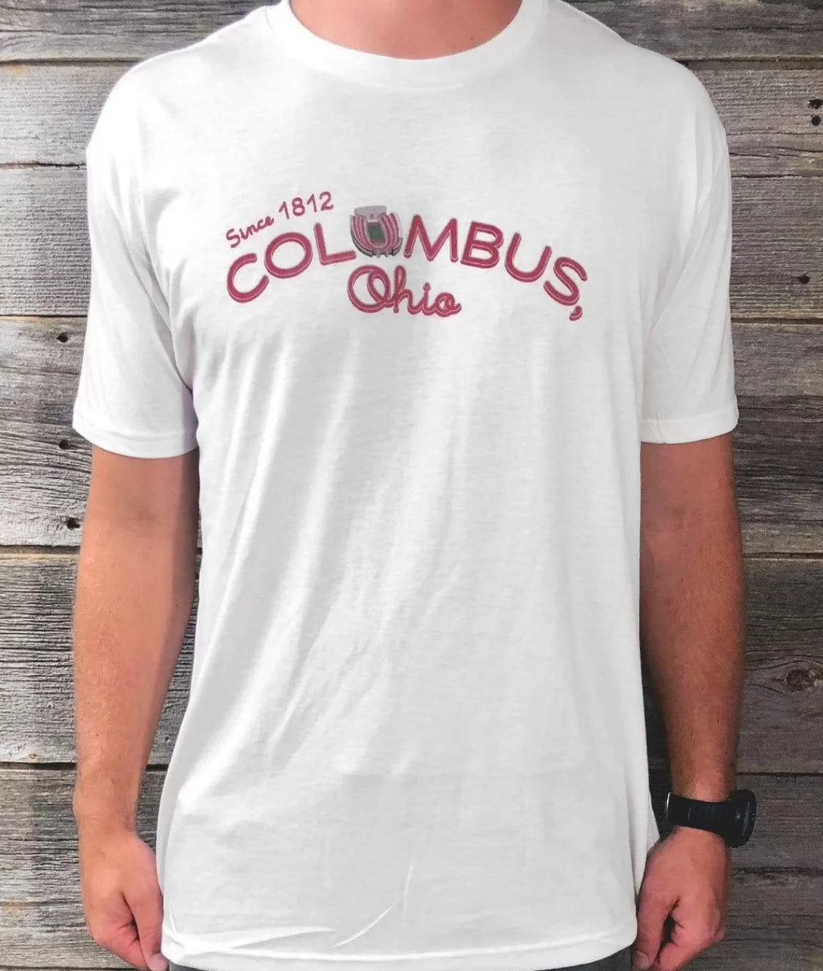 Men'S Ridiculously Soft Midweight Graphic Tee | Columbus, Ohio | Nayked Apparel Outlet