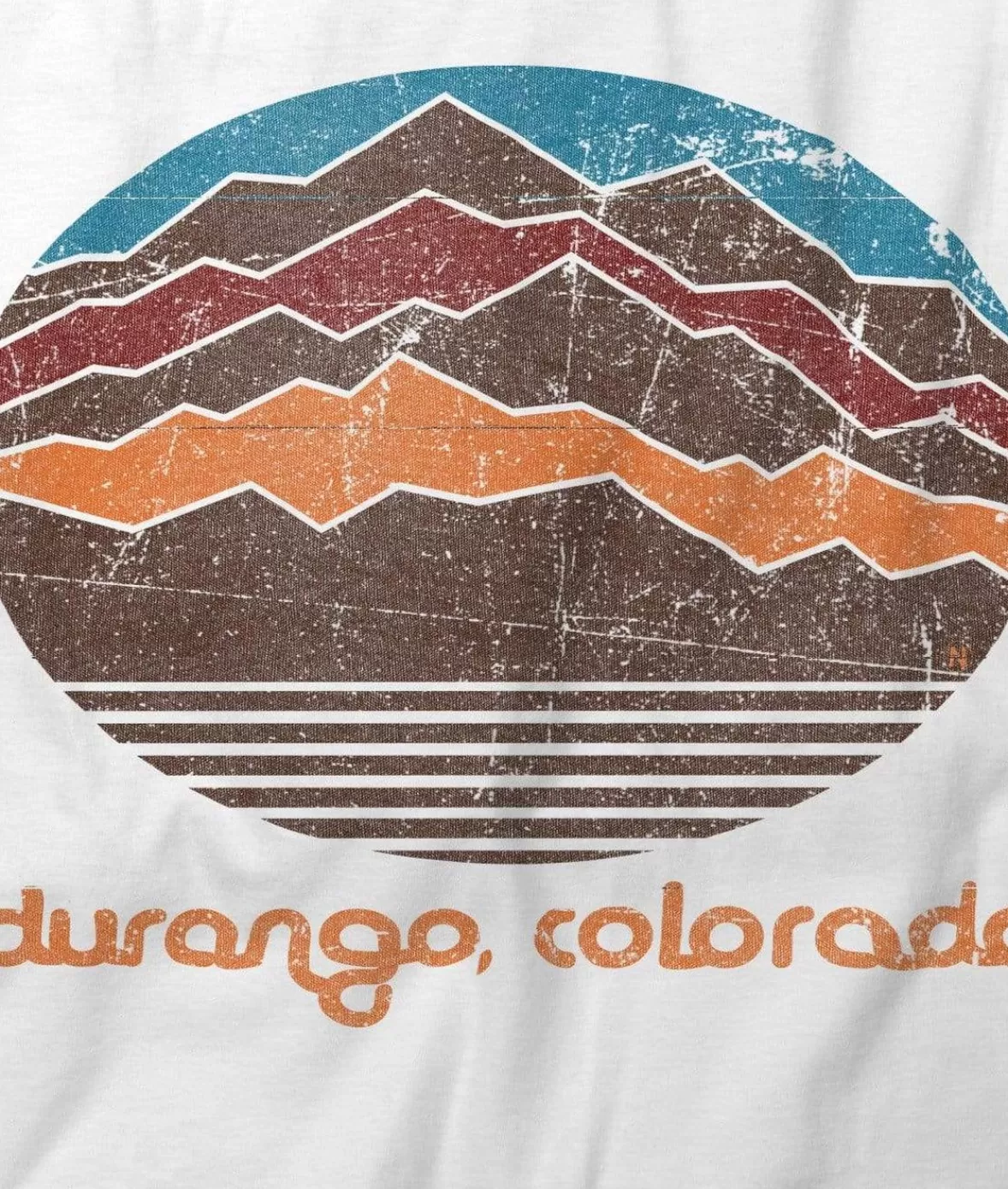 Men'S Ridiculously Soft Midweight Graphic Tee | Durango Colorado | Nayked Apparel New