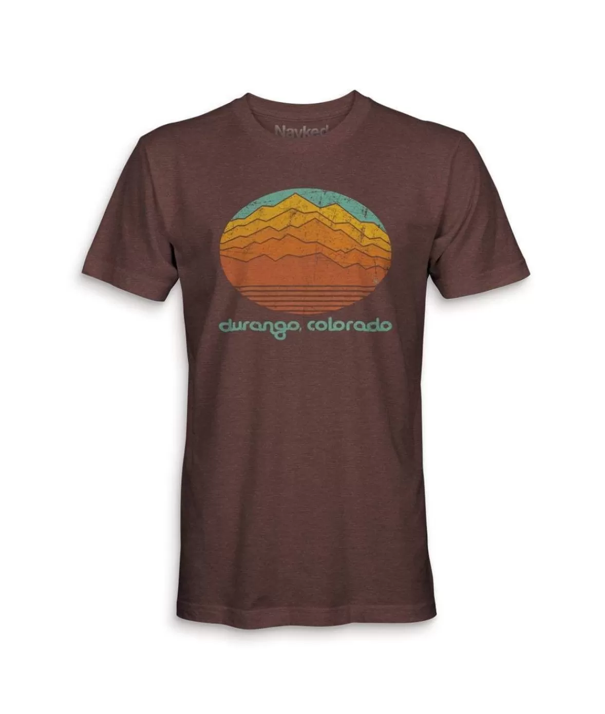 Men'S Ridiculously Soft Midweight Graphic Tee | Durango Colorado | Nayked Apparel New