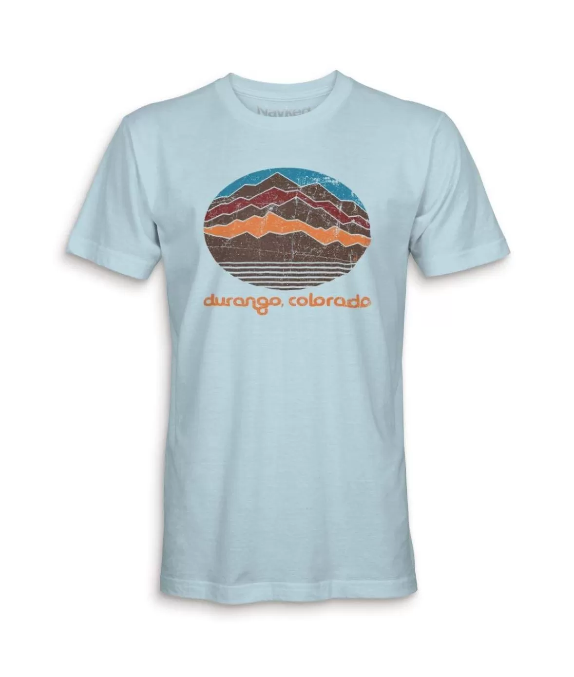 Men'S Ridiculously Soft Midweight Graphic Tee | Durango Colorado | Nayked Apparel New