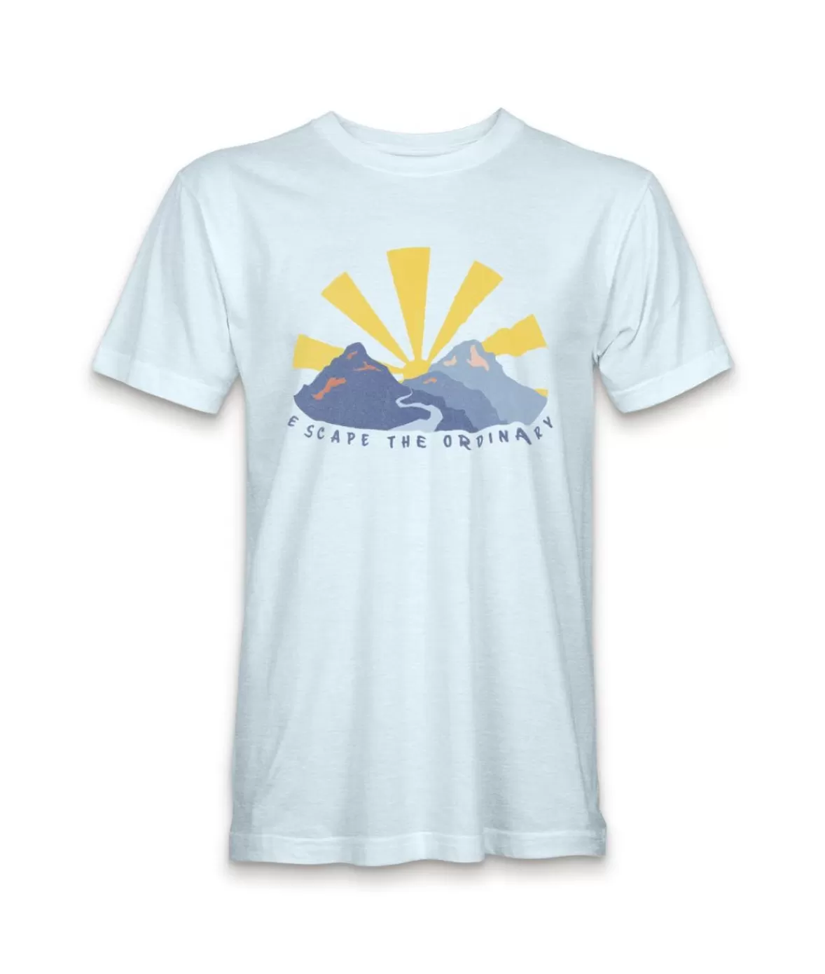 Men'S Ridiculously Soft Midweight Graphic Tee | Escape The Ordinary | Nayked Apparel Fashion