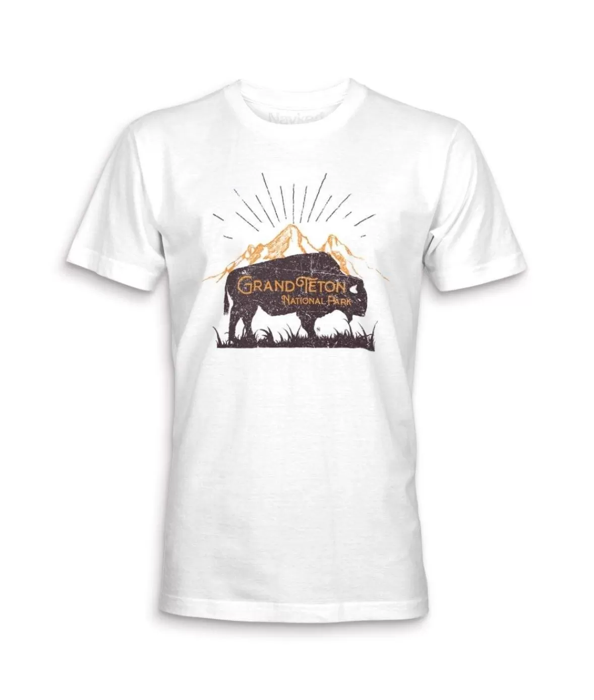 Men'S Ridiculously Soft Midweight Graphic Tee | Grand Teton National Park | Nayked Apparel Best