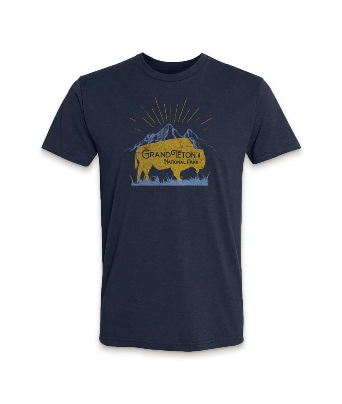 Men'S Ridiculously Soft Midweight Graphic Tee | Grand Teton National Park | Nayked Apparel Best