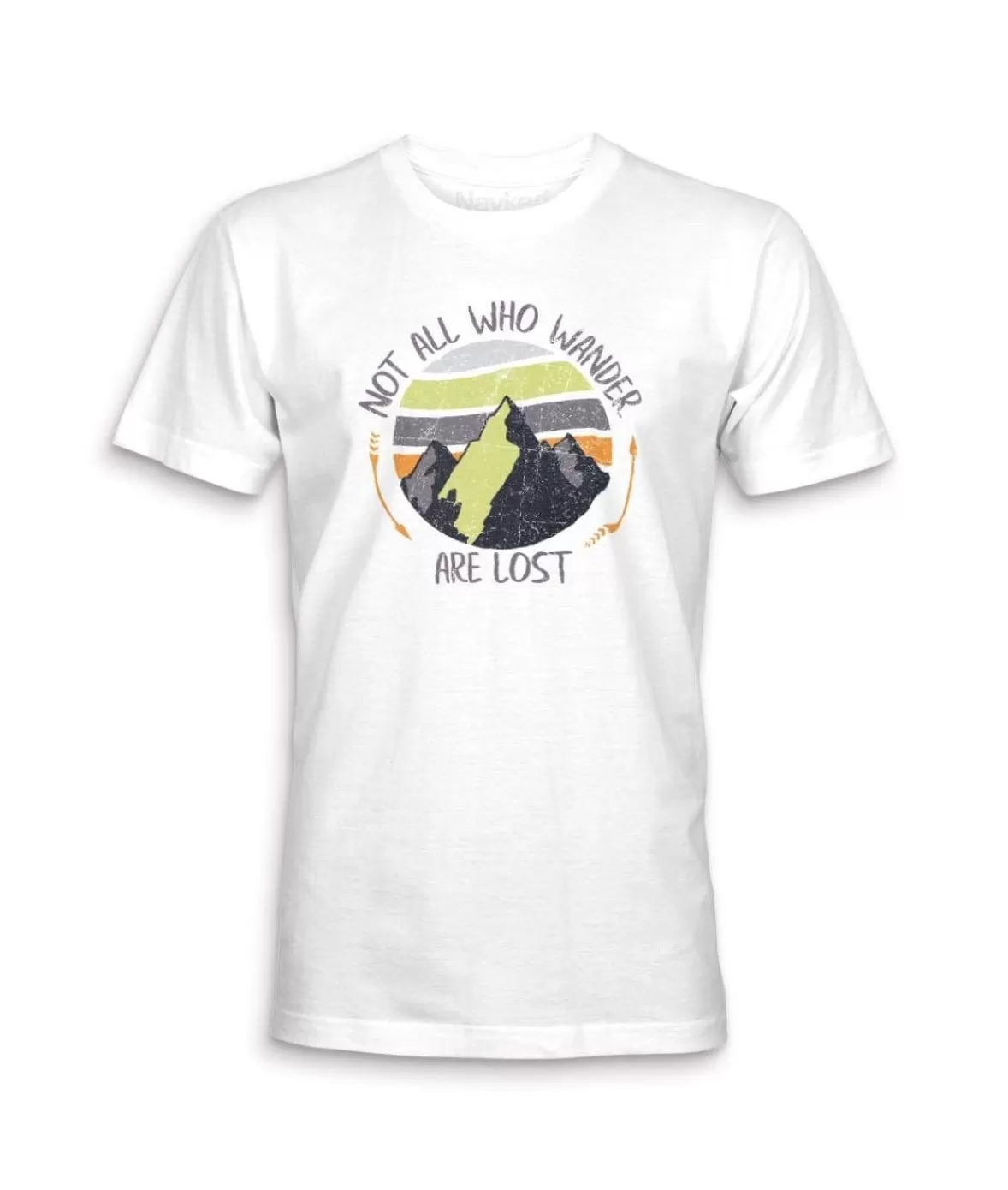 Men'S Ridiculously Soft Midweight Graphic Tee | Not All Who Wander Are Lost | Nayked Apparel Online