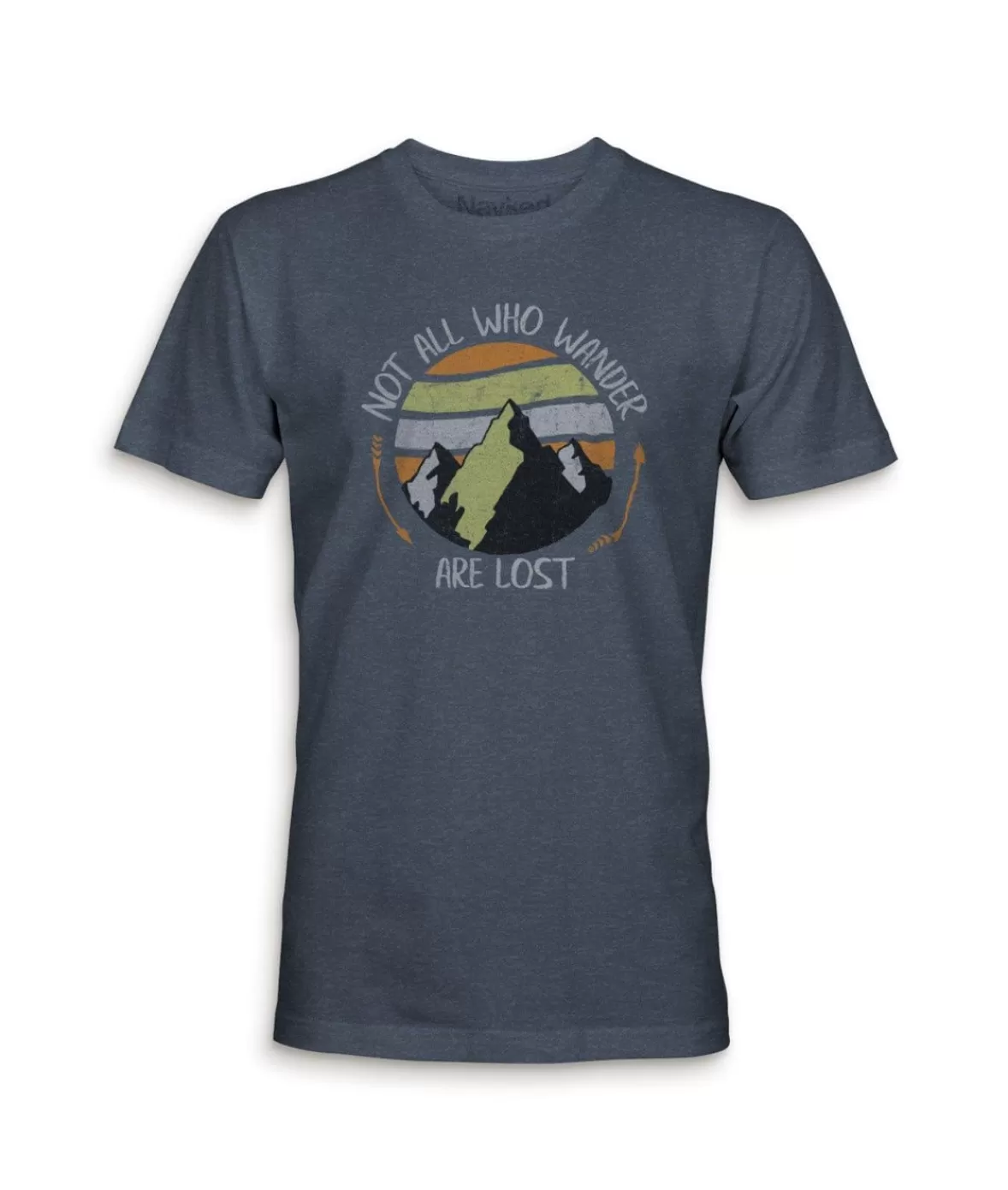 Men'S Ridiculously Soft Midweight Graphic Tee | Not All Who Wander Are Lost | Nayked Apparel Online