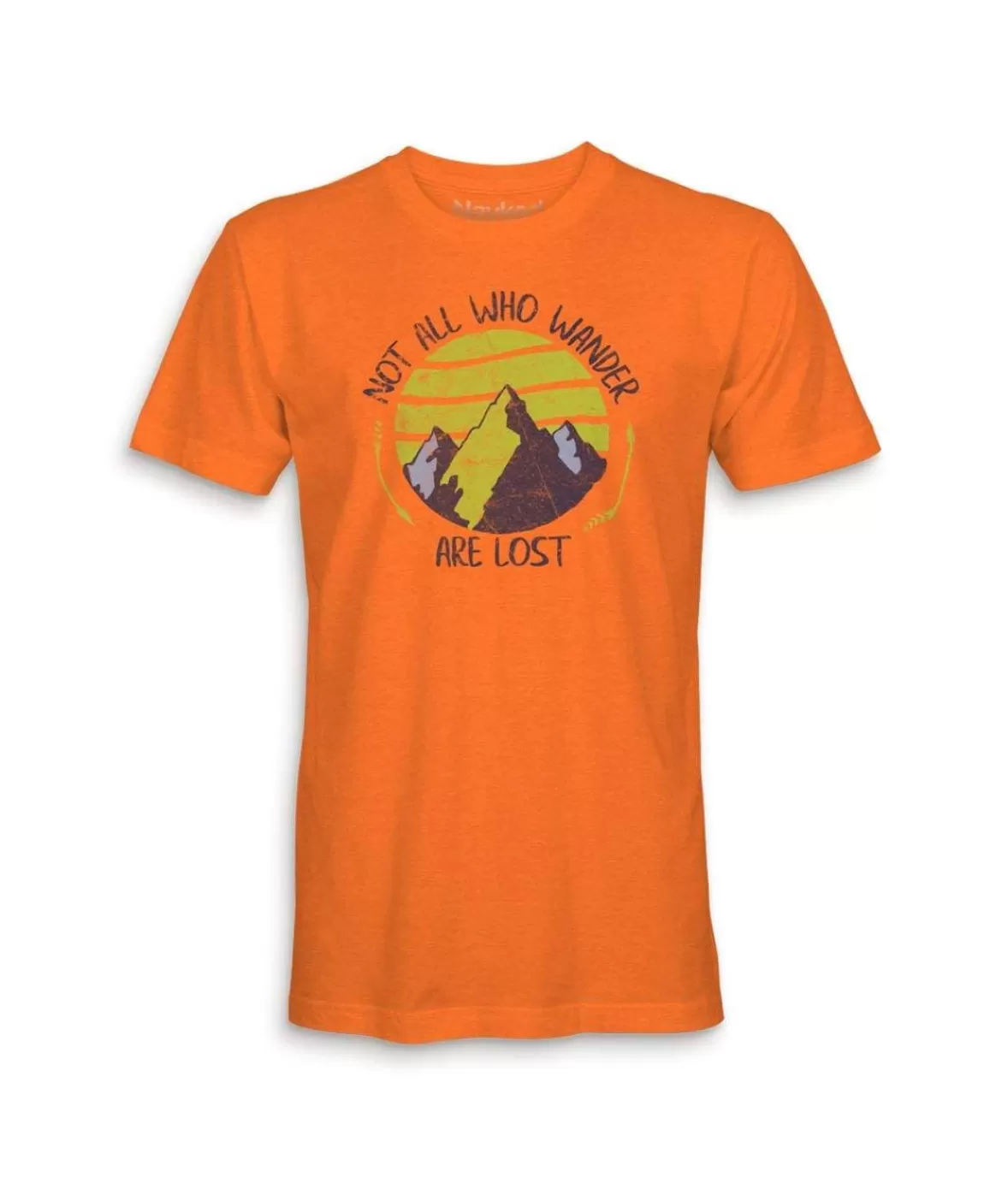 Men'S Ridiculously Soft Midweight Graphic Tee | Not All Who Wander Are Lost | Nayked Apparel Online