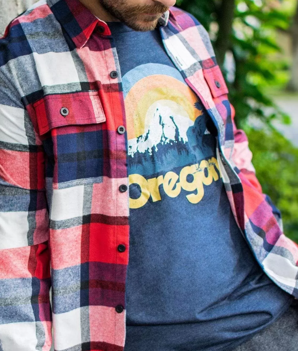 Men'S Ridiculously Soft Midweight Graphic Tee | Oregon | Nayked Apparel Sale