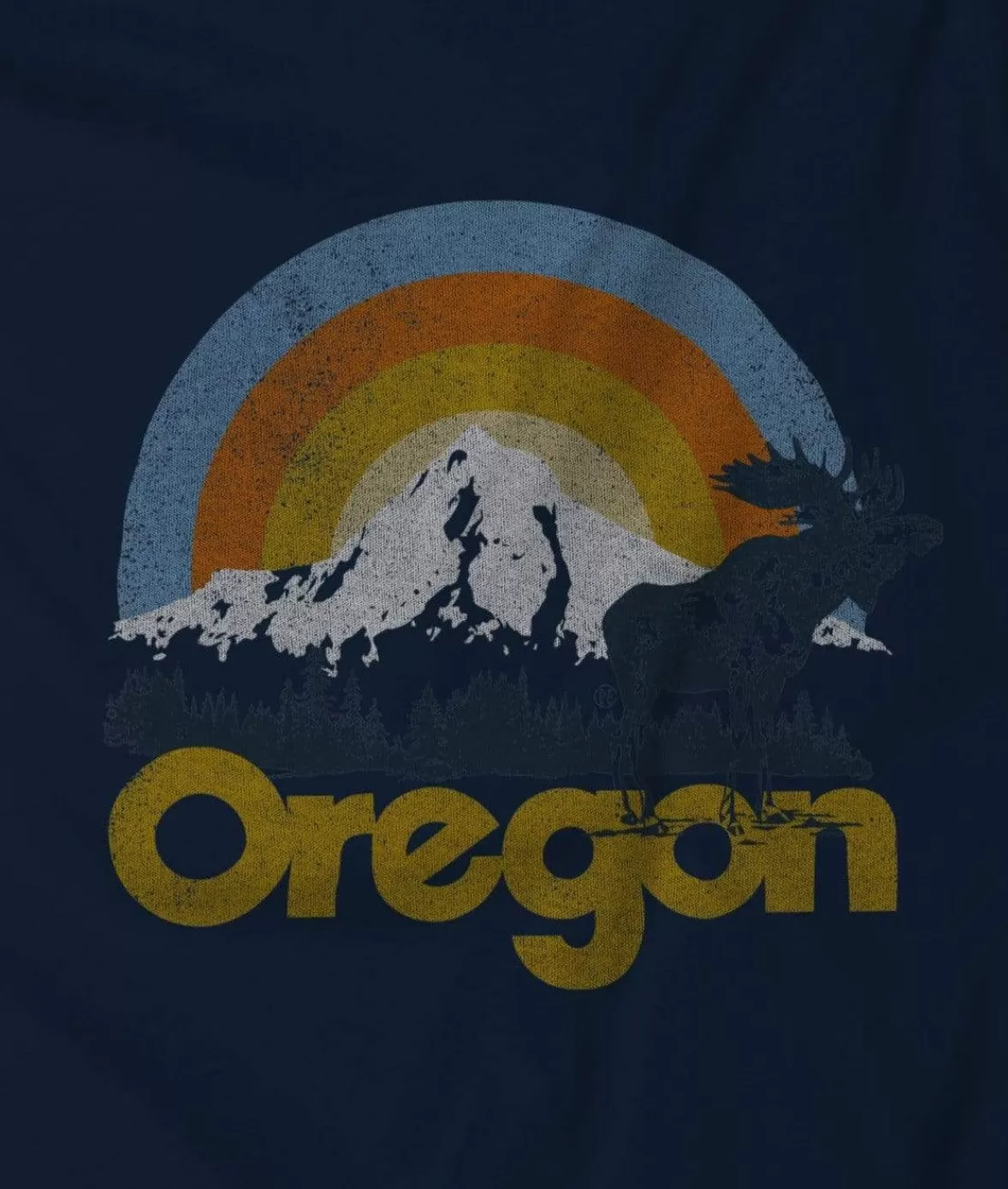 Men'S Ridiculously Soft Midweight Graphic Tee | Oregon | Nayked Apparel Sale