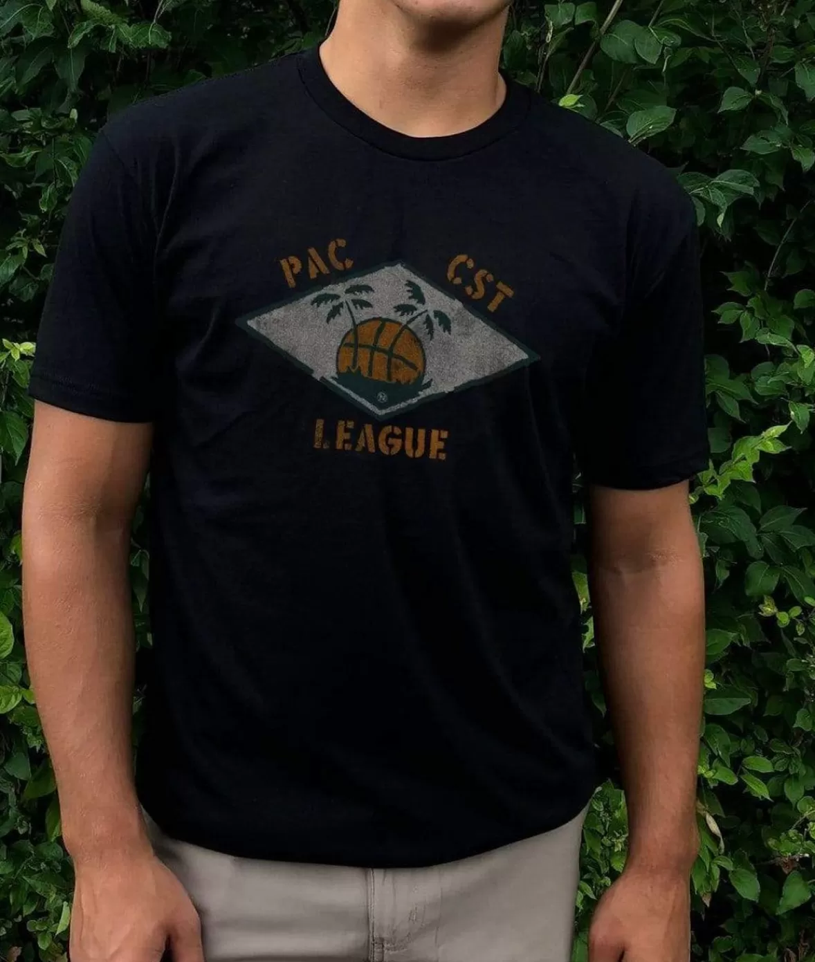 Men'S Ridiculously Soft Midweight Graphic Tee | Pacific Coast League | Nayked Apparel New