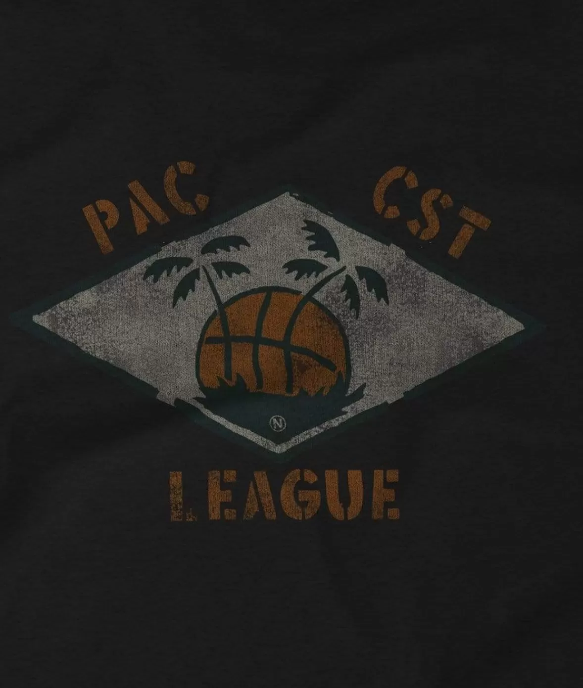 Men'S Ridiculously Soft Midweight Graphic Tee | Pacific Coast League | Nayked Apparel New