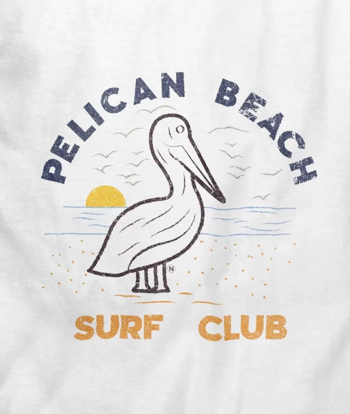 Men'S Ridiculously Soft Midweight Graphic Tee | Pelican Beach | Nayked Apparel Cheap