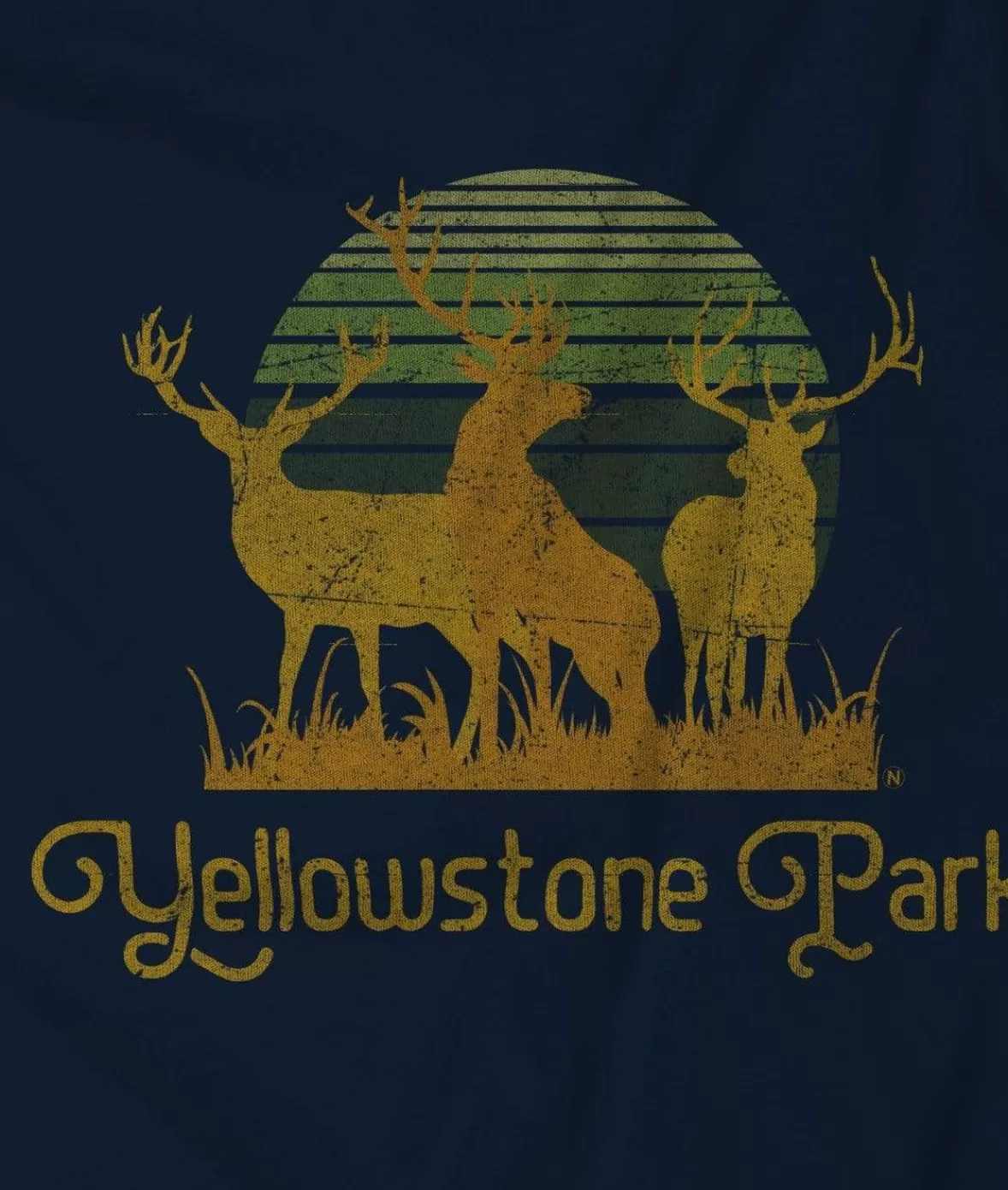 Men'S Ridiculously Soft Midweight Graphic Tee | Yellowstone Park | Nayked Apparel Cheap