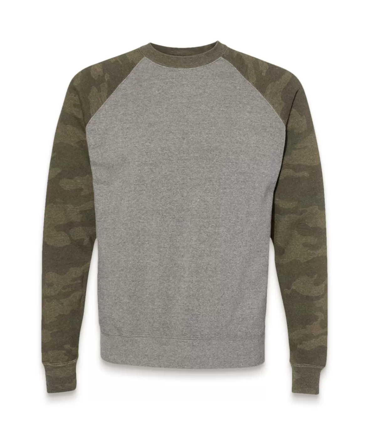 Men'S Ridiculously Soft Midweight Raglan Colorblocked Pullover | Nayked Apparel Store