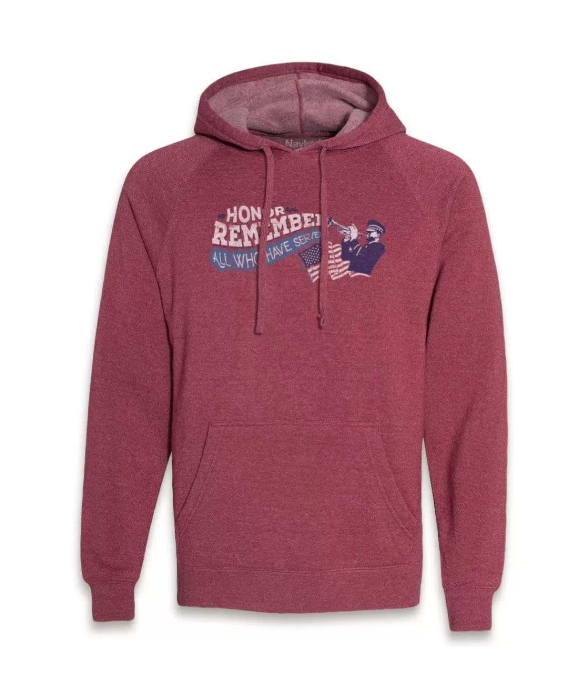 Men'S Ridiculously Soft Midweight Raglan Hooded Graphic Sweatshirt | Honor And Remember | Nayked Apparel Sale