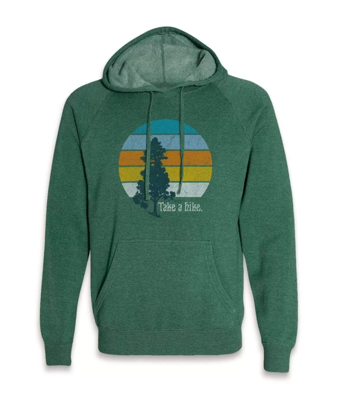 Men'S Ridiculously Soft Midweight Raglan Hooded Graphic Sweatshirt | Take A Hike | Nayked Apparel Flash Sale