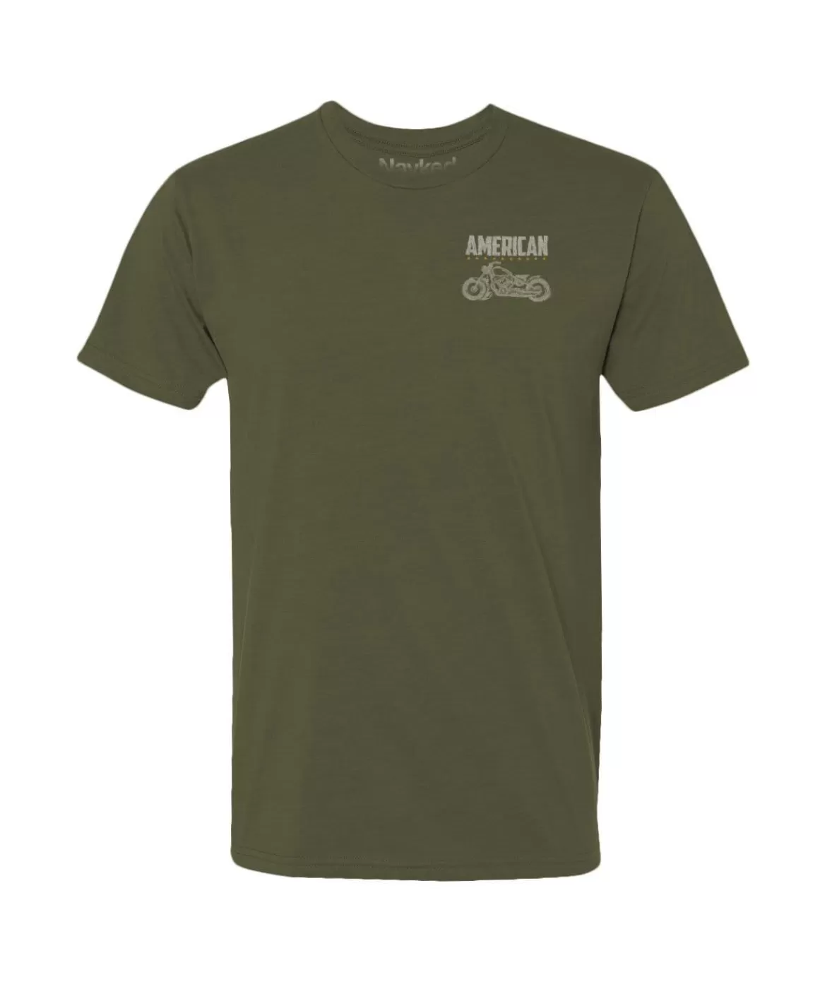 Men'S Ridiculously Soft Midweight Sueded Graphic Tee | American Motorcycles | Nayked Apparel Discount