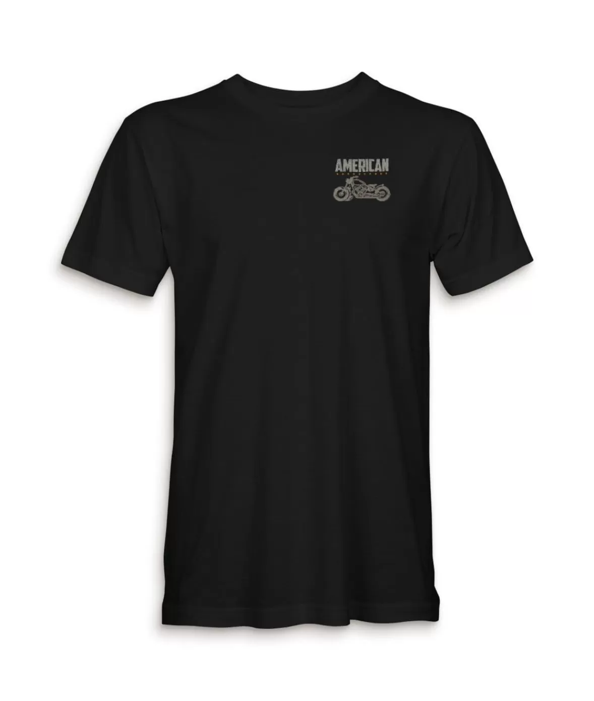 Men'S Ridiculously Soft Midweight Sueded Graphic Tee | American Motorcycles | Nayked Apparel Sale