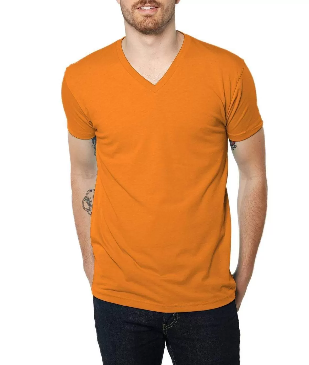 Men'S Ridiculously Soft Midweight V-Neck | Nayked Apparel Fashion