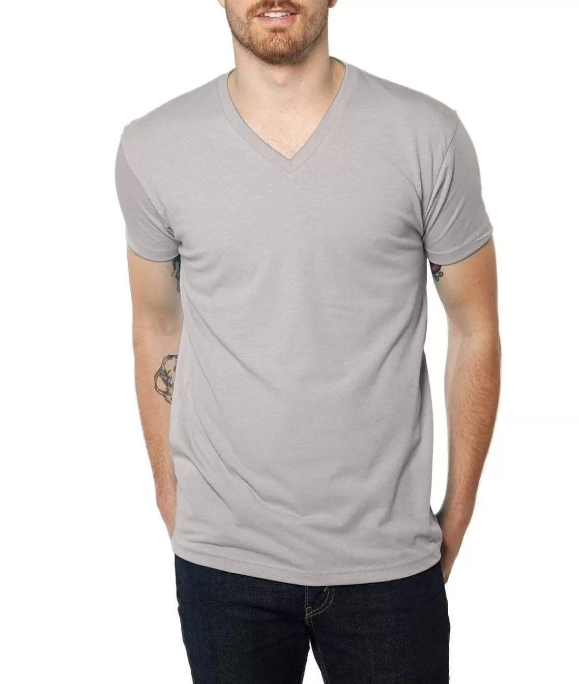 Men'S Ridiculously Soft Midweight V-Neck | Nayked Apparel Fashion