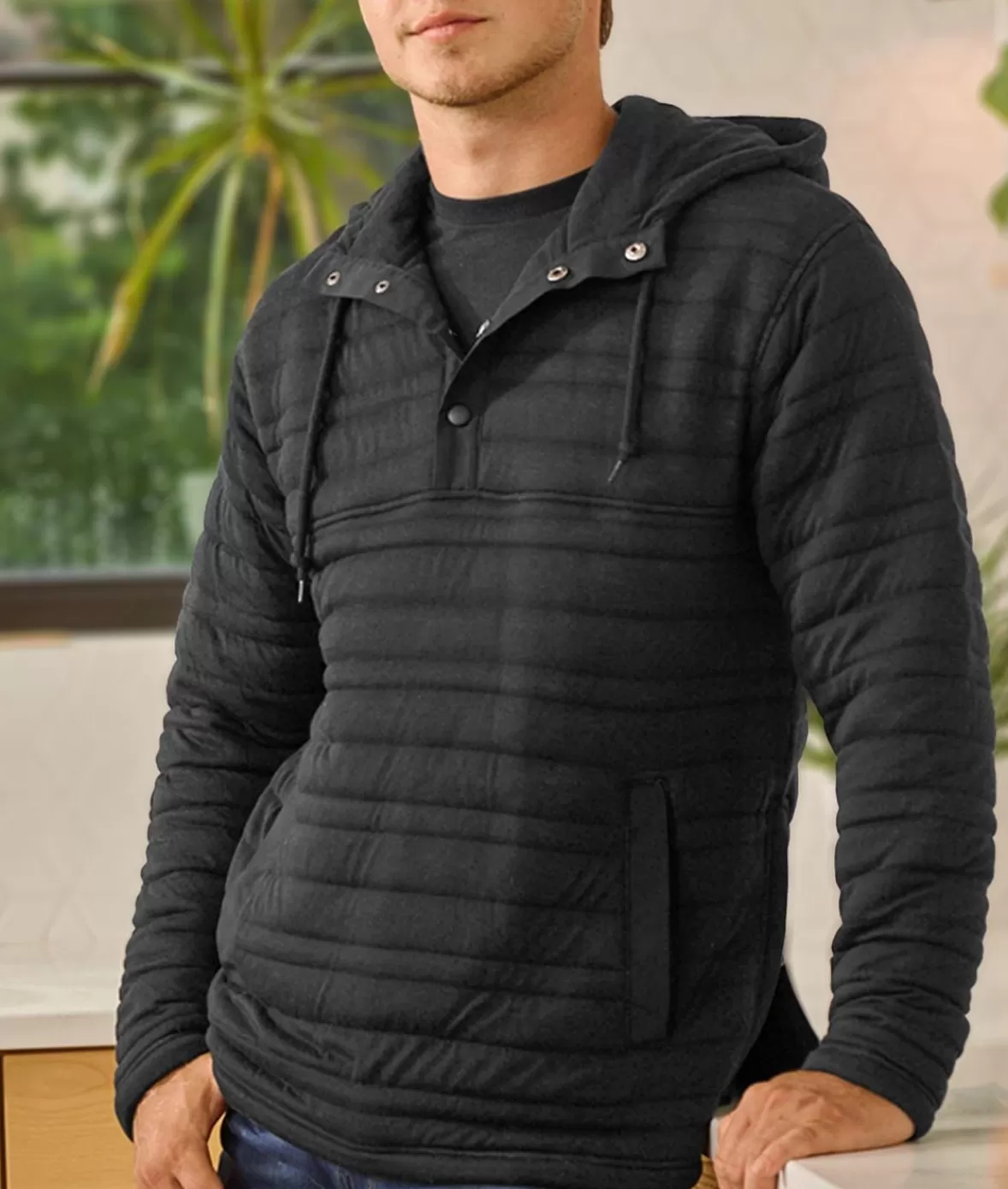 Men'S Ridiculously Soft Quilted Anorak | Nayked Apparel Outlet