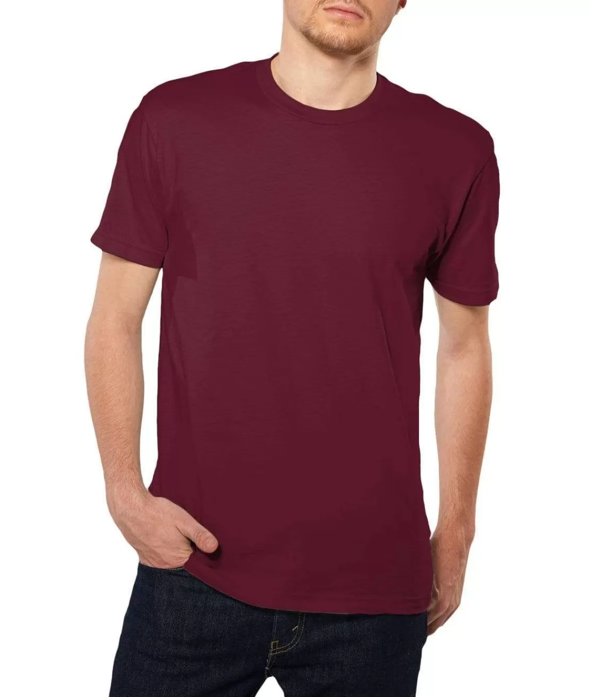 Men'S Ridiculously Soft Short Sleeve Crew Neck 100% Cotton T-Shirt | Classic | Nayked Apparel Discount
