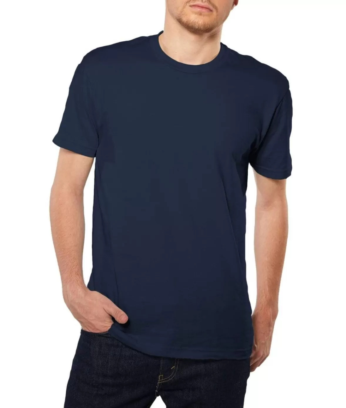 Men'S Ridiculously Soft Short Sleeve Crew Neck 100% Cotton T-Shirt | Classic | Nayked Apparel Discount