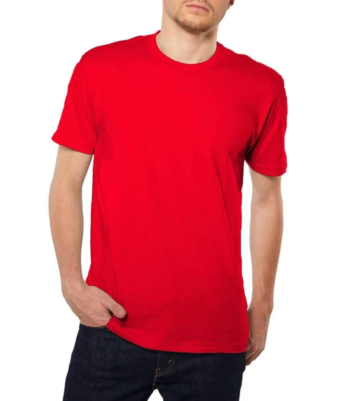 Men'S Ridiculously Soft Short Sleeve Crew Neck 100% Cotton T-Shirt | Classic | Nayked Apparel Discount
