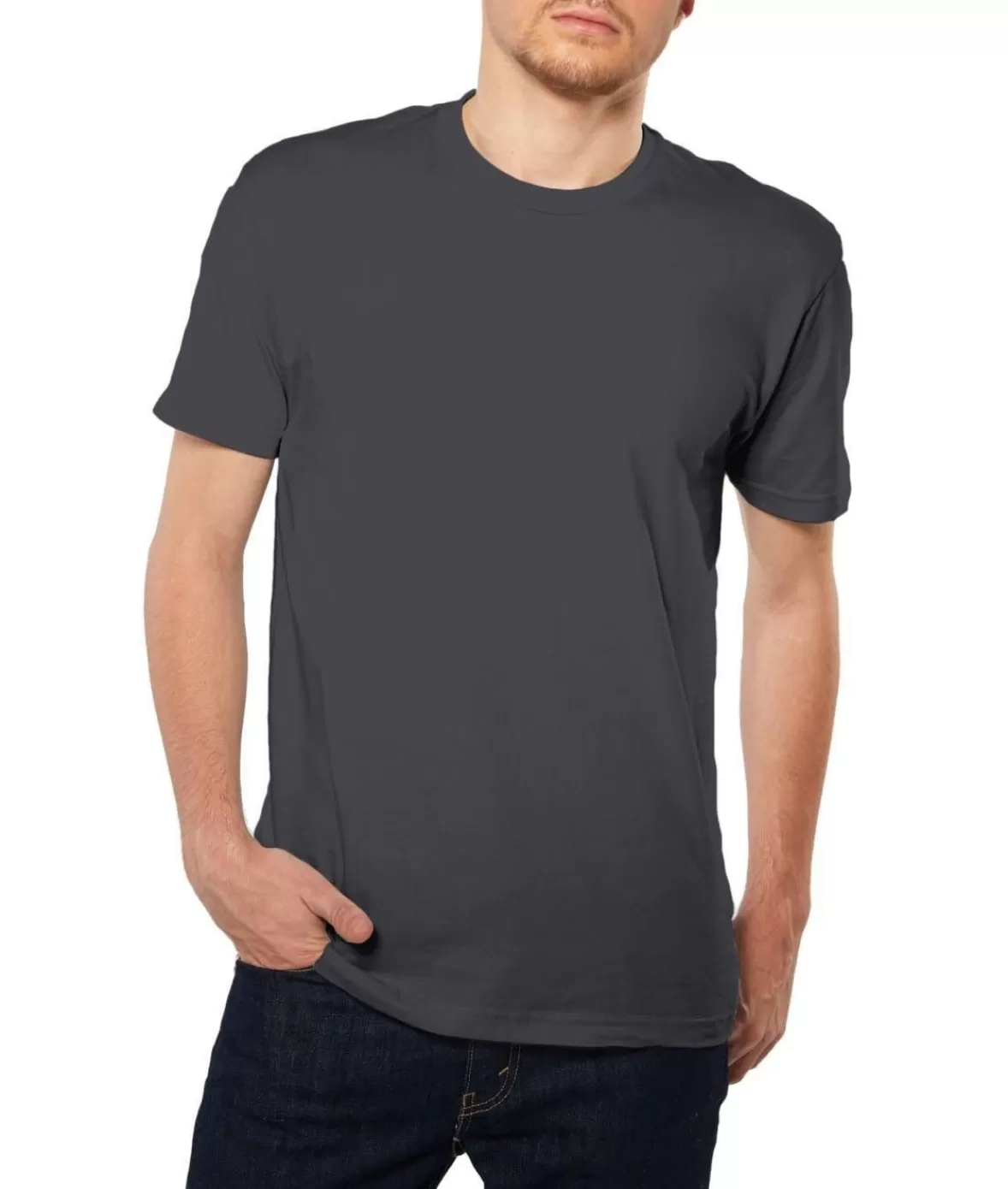 Men'S Ridiculously Soft Short Sleeve Crew Neck 100% Cotton T-Shirt | Classic | Nayked Apparel Discount