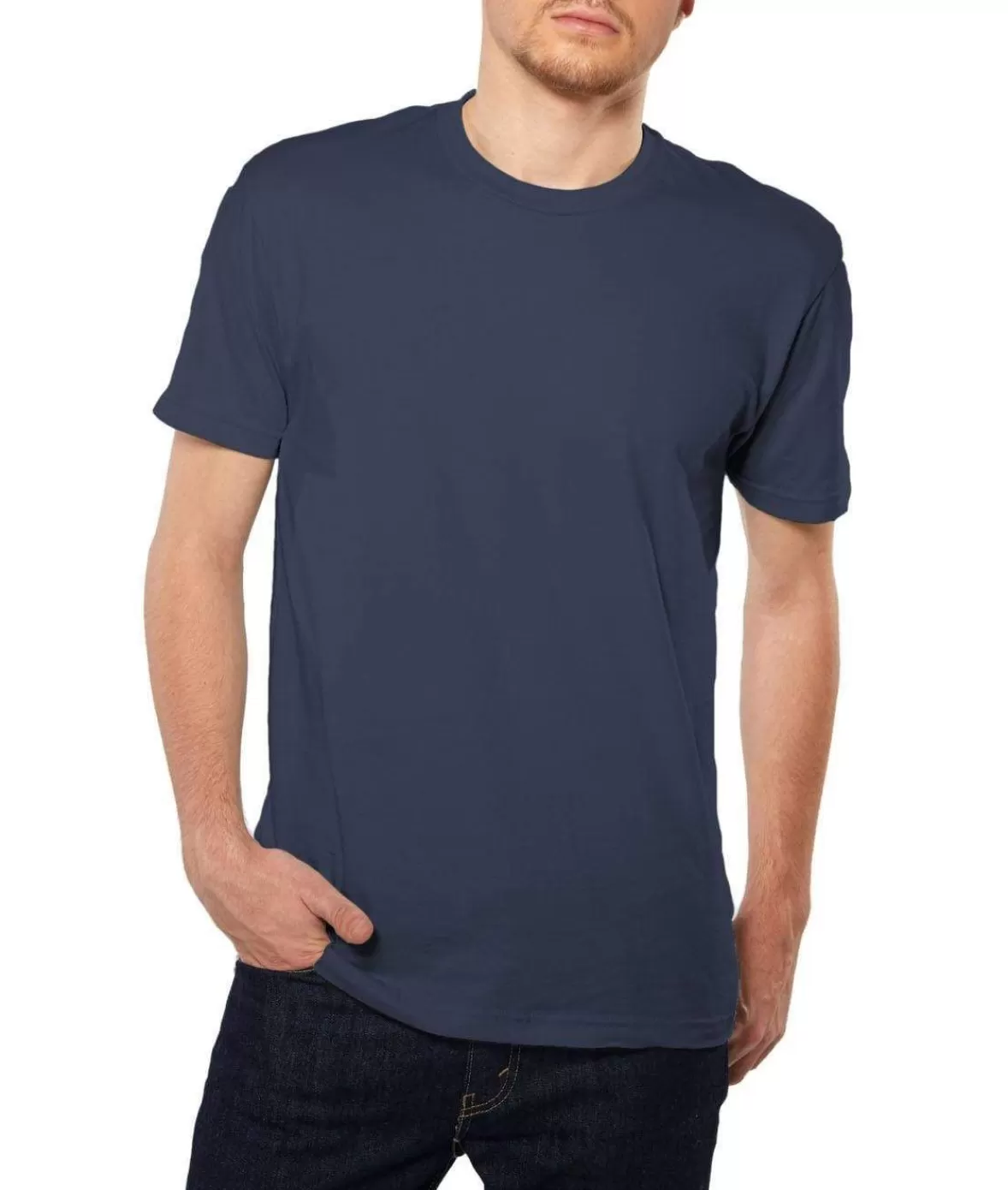 Men'S Ridiculously Soft Short Sleeve Crew Neck 100% Cotton T-Shirt | Classic | Nayked Apparel Discount