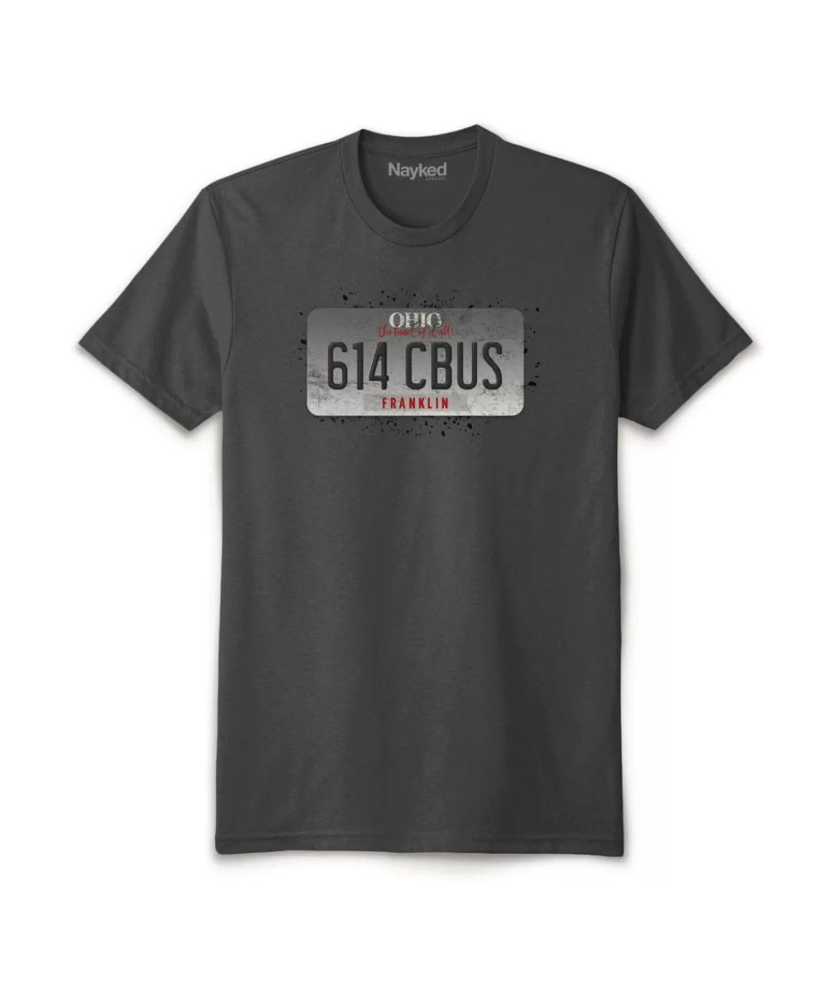 Men'S Ridiculously Soft Sueded Graphic Tee | 614 Cbus | Nayked Apparel Best Sale