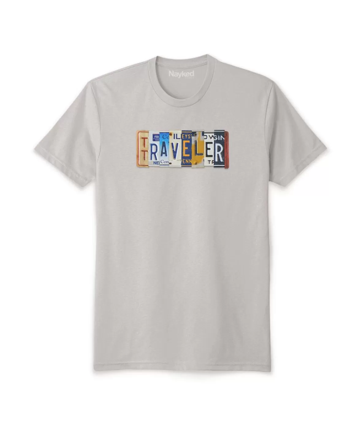 Men'S Ridiculously Soft Sueded Graphic Tee | Traveler | Nayked Apparel Shop