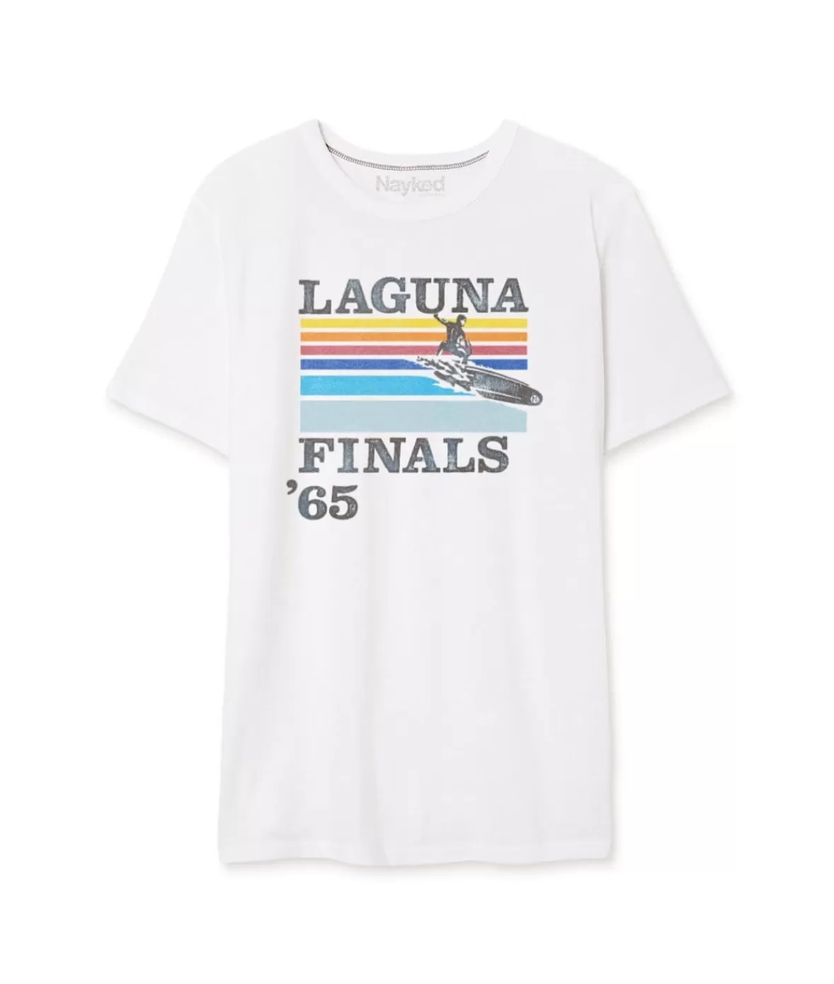 Men'S Ridiculously Soft Vintage Graphic T-Shirt | Laguna Finals | Nayked Apparel Best