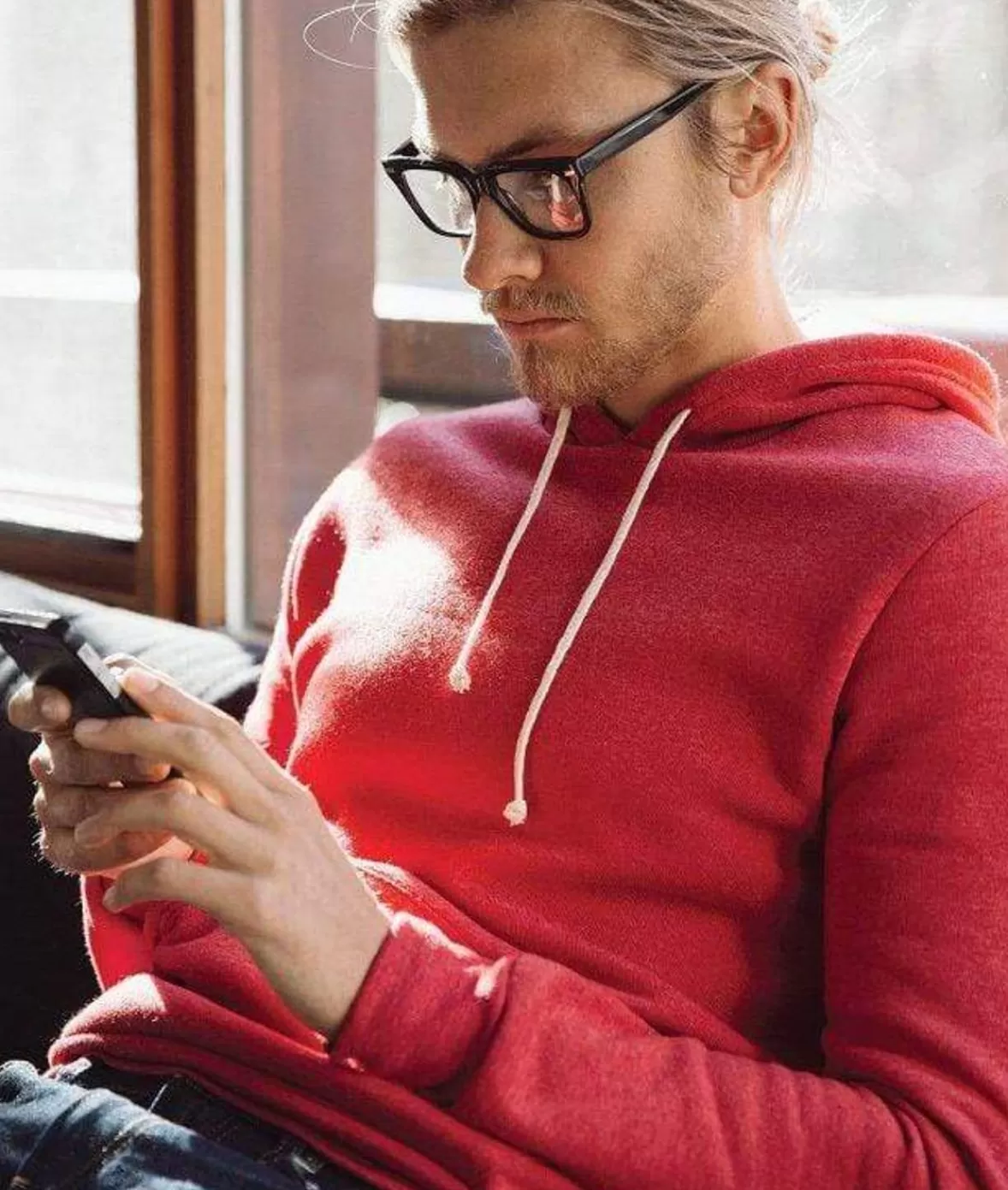 Men'S Ridiculously Soft Vintage Recycled Fleece Hoodie | Nayked Apparel Discount