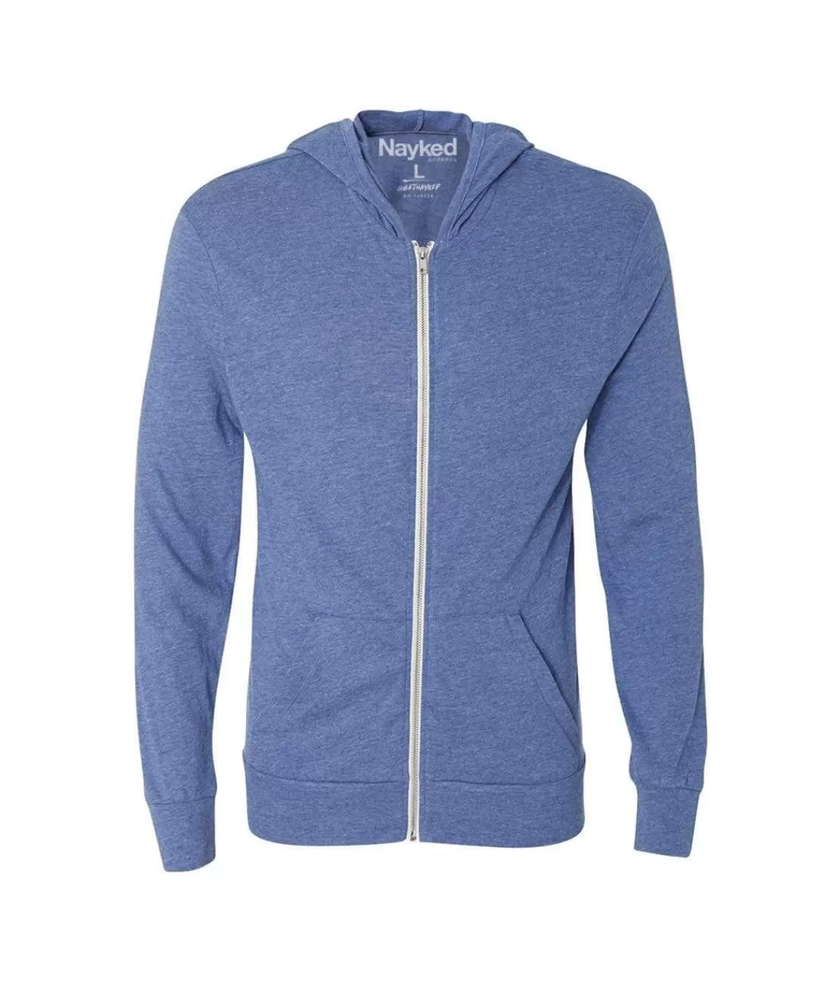 Men'S Ridiculously Soft Vintage Recycled Full-Zip Hooded T-Shirt | Nayked Apparel Outlet