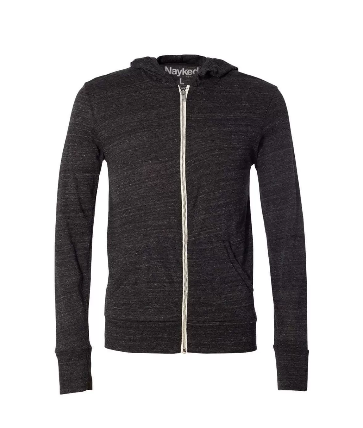 Men'S Ridiculously Soft Vintage Recycled Full-Zip Hooded T-Shirt | Nayked Apparel Outlet