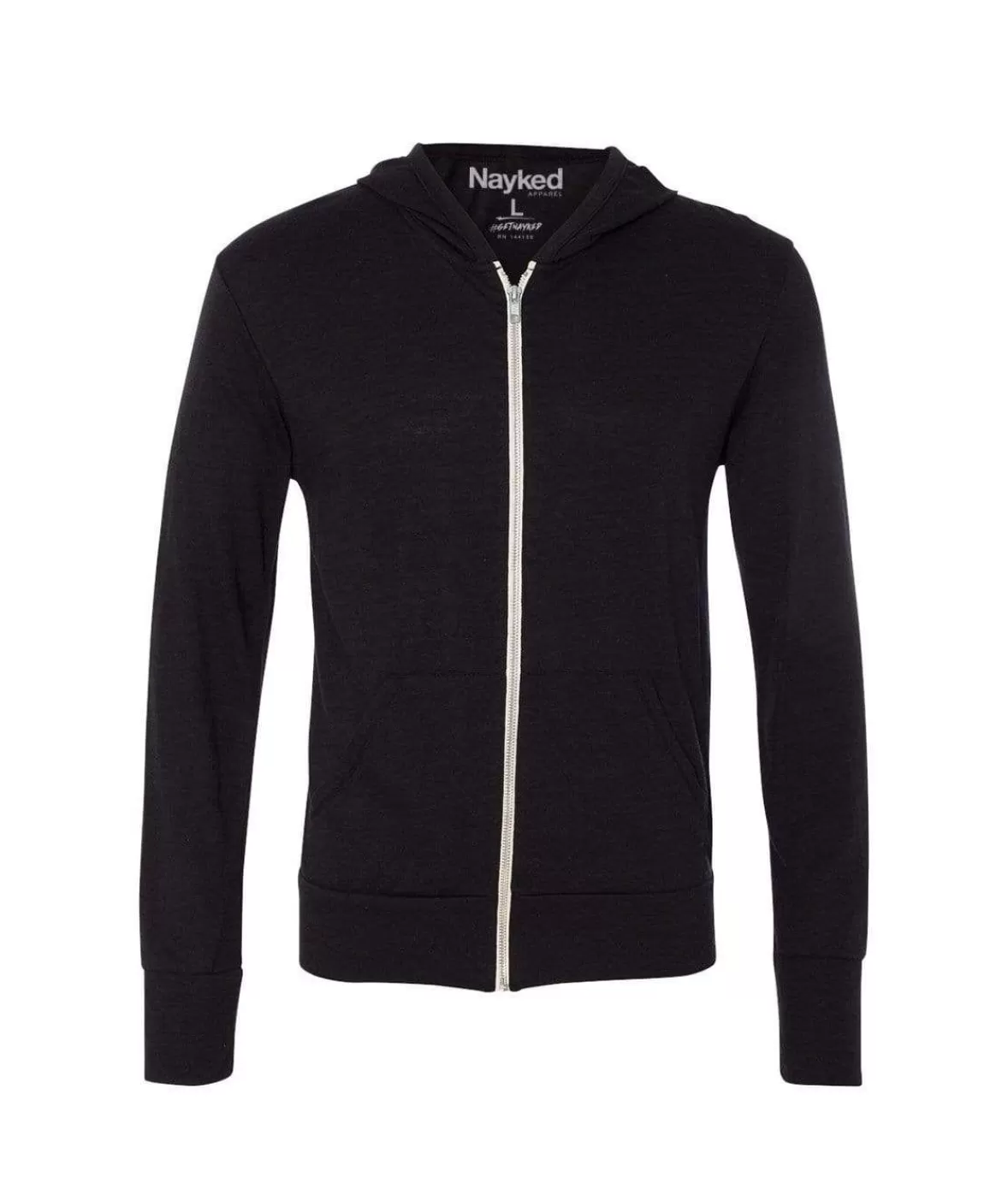 Men'S Ridiculously Soft Vintage Recycled Full-Zip Hooded T-Shirt | Nayked Apparel Outlet