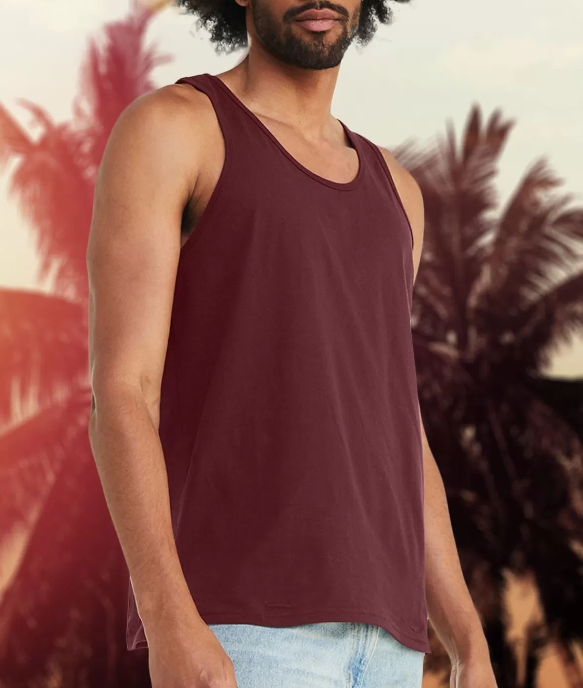 Men'S Soft 100% Cotton Lightweight Tank Top | Nayked Apparel Cheap