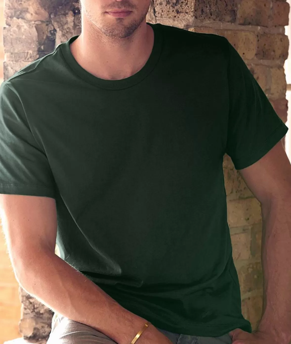 Men'S Soft Garment Washed 100% Cotton Short Sleeve T-Shirt | Nayked Apparel Cheap
