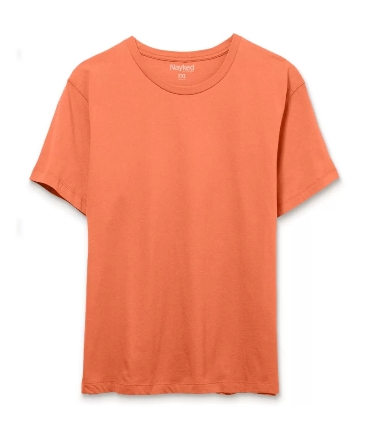 Men'S Soft Garment Washed Big 100% Cotton Short Sleeve T-Shirt | Nayked Apparel Fashion