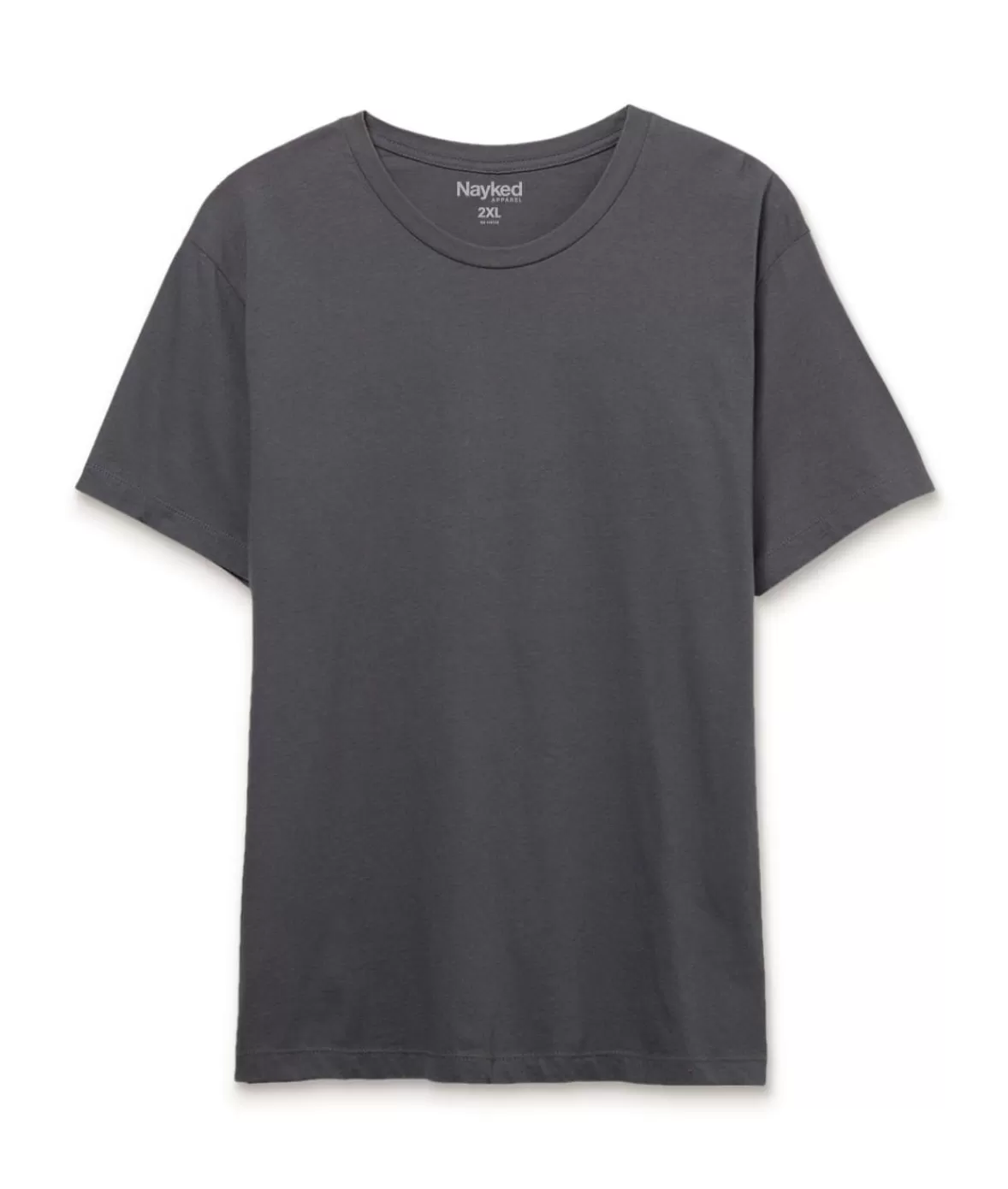 Men'S Soft Garment Washed Big 100% Cotton Short Sleeve T-Shirt | Nayked Apparel Fashion