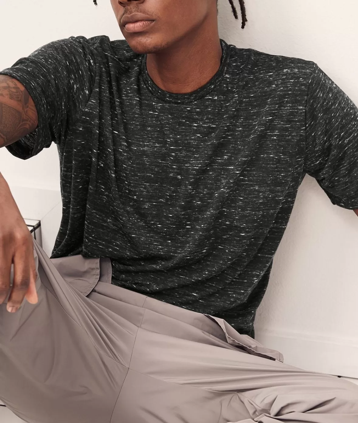 Men'S Soft Marble Jersey Short Sleeve Crew Neck T-Shirt | Nayked Apparel Cheap